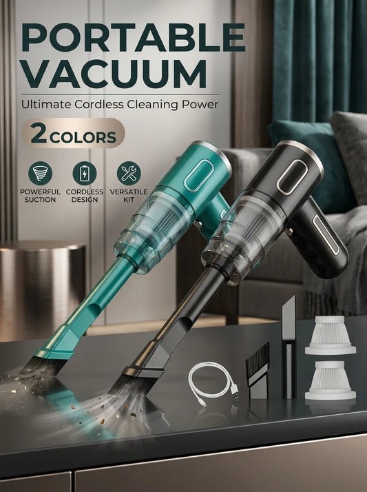 Portable Rechargeable Vacuum Cleaner